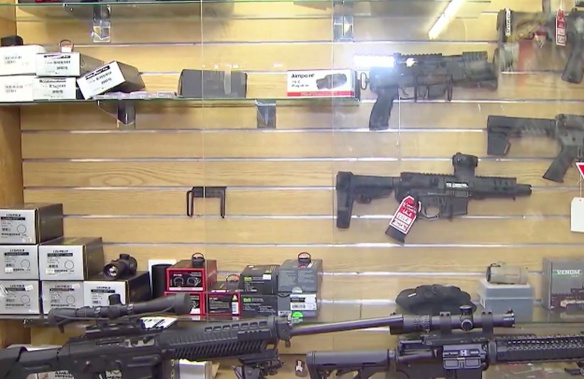 Gun shop owners in North Texas say the spike in sales isn't related to riot at the Capitol.