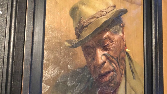 Sleep 'tis a Gentle Thing by New Zealand artist Charles Frederick Goldie was stolen alongside numerous other unique artworks and antiques. Photo / NZ Police