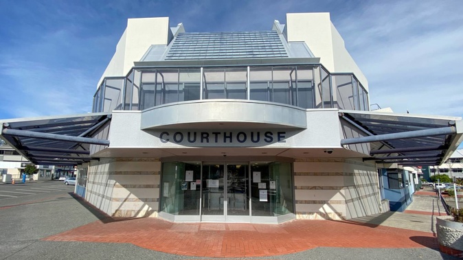Napier Courthouse, where man with no previous convictions was on Thursday sentenced for offences against two young girls almost 50 years ago. Photo / File