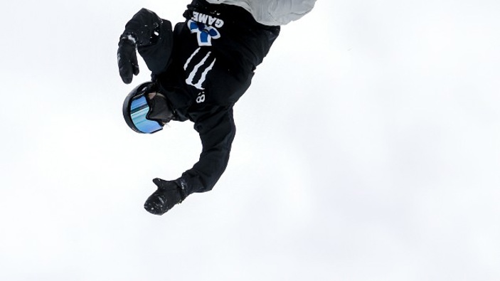 Zoi Sadowski-Synnott competes during the X Games Aspen women's slopestyle final. (Photo / Getty)