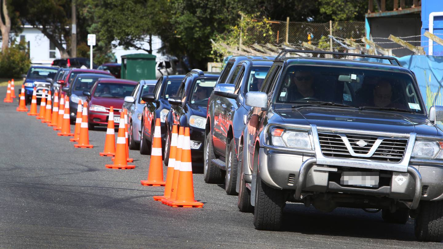 A Covid testing station in Whangarei during last week's Northland community scare. Photo / Tania Whyte
