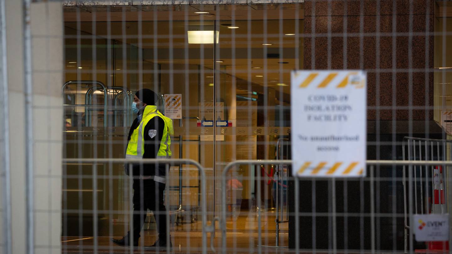 The Crowne Plaza managed isolation facility in Auckland. Photo / file