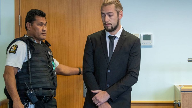 Justin Bergman has been charged over the incident. (Photo / Jack Crossland)