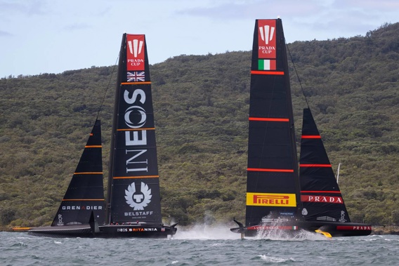 Ineos Team UK and Luna Rossa will battle it out in the Prada Cup final. Photo / Brett Phibbs