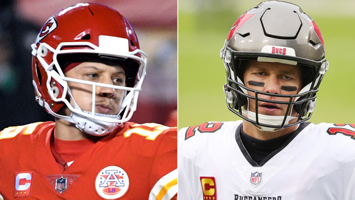 Patrick Mahomes will face off against Tom Brady in Super Bowl LV.