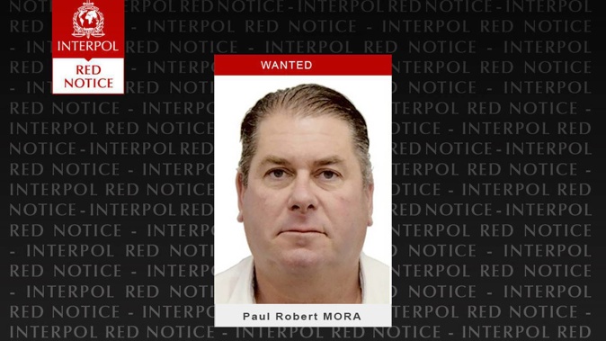 Paul Robert Mora is wanted by Interpol. Photo / Supplied