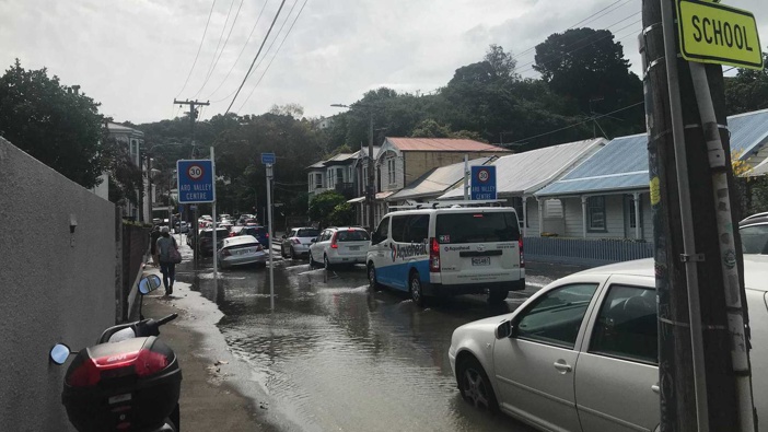 A recent pipe explosion led to flooding in Aro St.
