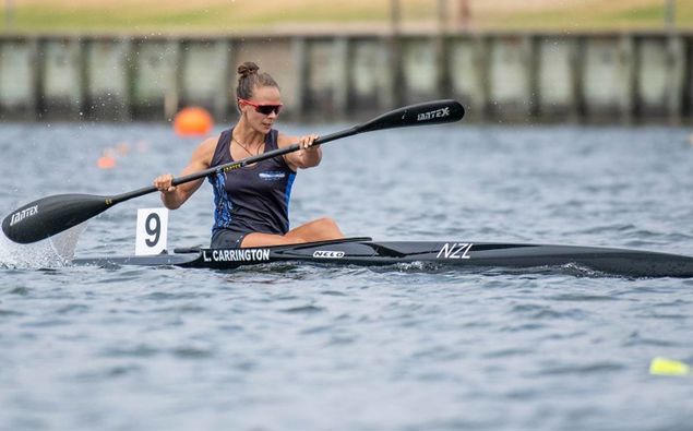 Lisa Carrington claimed double gold during the 2020 New Zealand Canoe Sprint Championships. (Photo / Vera Bucsu)
