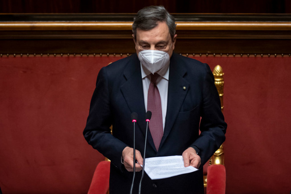 Italian Prime Minister Mario Draghi. (Photo / Getty)