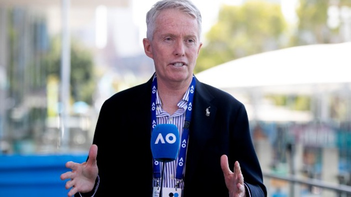 Craig Tiley, CEO of Tennis Australia. (Photo / AP)