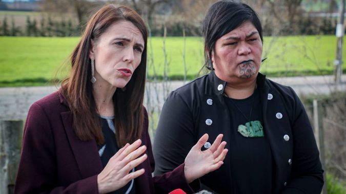 Jacinda Ardern and Nanaia Mahuta. (Photo / NZ Herald)