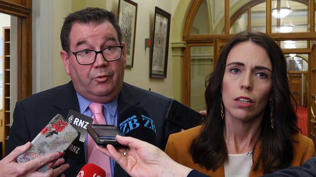 Grant Robertson and Jacinda Ardern. (Photo / File)