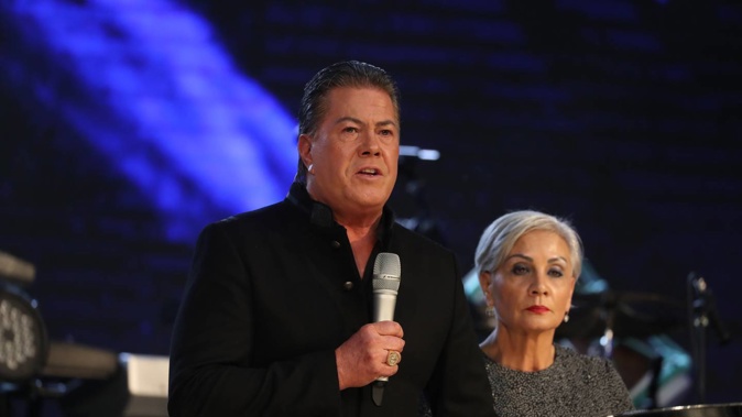 Brian and Hannah Tamaki of Destiny Church. Photo / Brett Phibbs