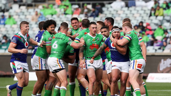 Raiders...Warriors luring Canberra and other NRL clubs across the ditch. Photo/Photosport