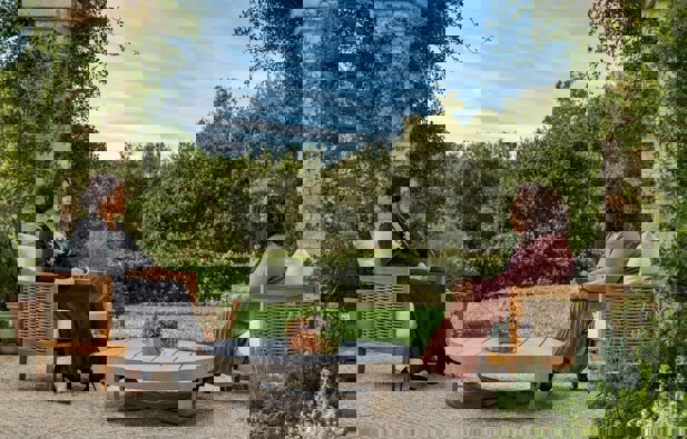 Meghan, Duchess of Sussex, with Oprah. (Photo / Supplied)