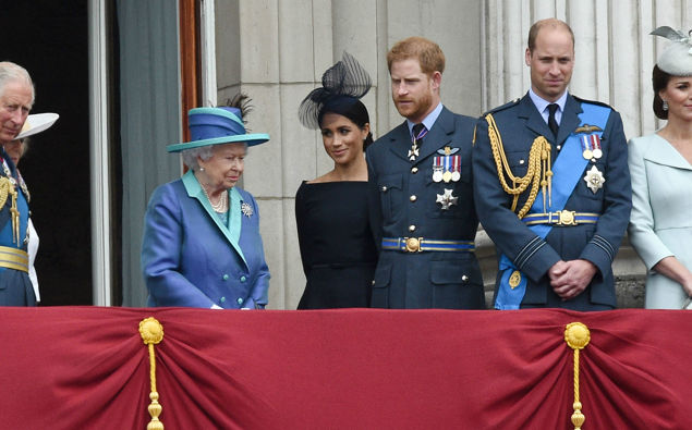 Harry and Meghan spoke out against the rest of the royals. (Photo / Getty)