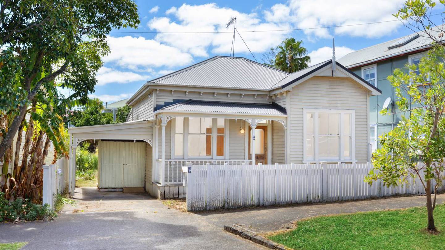 This Grey Lynn house resold earlier this week for a profit of about $100,000 a month higher than its previous sale in August. Photo / Supplied