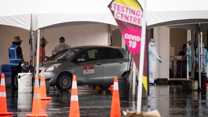 Covid testing in Otara earlier this month. Photo / Dean Purcell