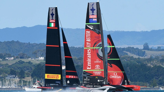 Emirates Team New Zealand v Luna Rossa Prada Pirelli. Photo / Photosport.co.nz