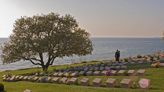 The Anzac Cove beach cemetery. Photo / File