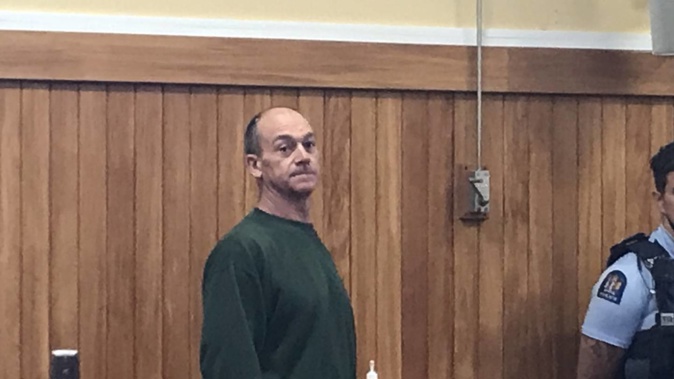 John Frederick Dixon, in court today, entered not guilty pleas to the three charges he is facing after an incident of alleged boat rage in Tairua in January. Photo / Belinda Feek