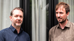 Letterboxd co-founders Matthew Buchanan and Karl von Randow. (Photo / Birgit Krippner)