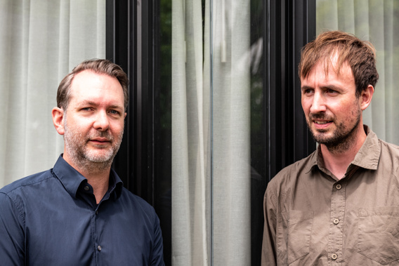Letterboxd co-founders Matthew Buchanan and Karl von Randow. (Photo / Birgit Krippner)