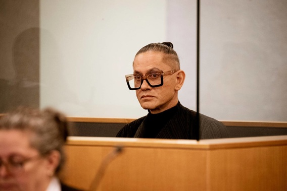 Mika X, pictured at his sentencing this morning in the High Court. Photo / David White, pool