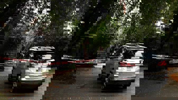 Emergency services were called to the incident, after reports of an assault, on Tripp Place, Ilam this morning. Photo / George Heard