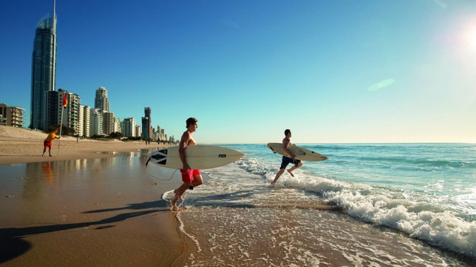 Qantas is adding flights to the Gold Coast from Auckland. Photo / Supplied