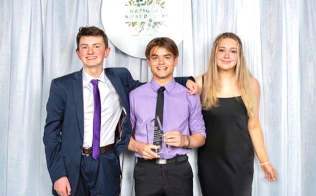 Robert Donohoe, left, and his fellow Albaro executives. (Photo / Supplied)