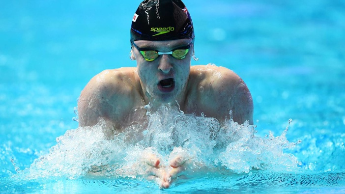 Lewis Clareburt claimed a bronze medal at the World Championships in 2019. Photo / Getty Images