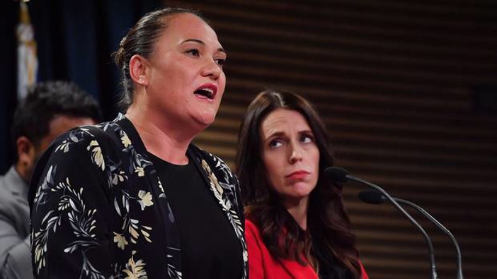 Social Development Minister Carmel Sepuloni and Prime Minister Jacinda Ardern. (Photo / NZ Herald)