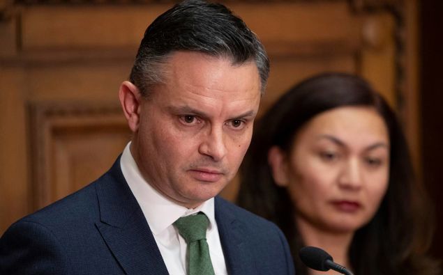 Green Party co-leaders James Shaw and Marama Davidson. (Photo / NZ Herald)