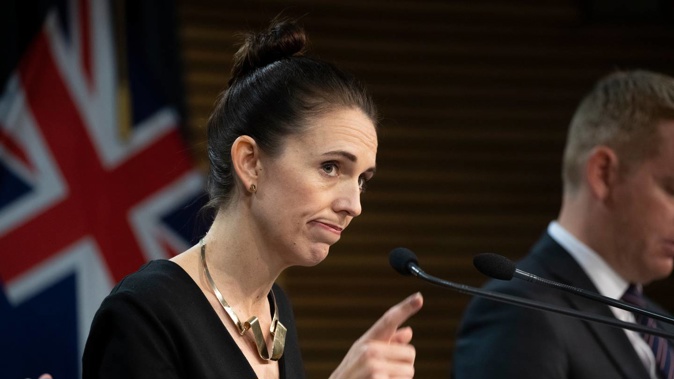 Prime Minister Jacinda Ardern says calling the infected security guard at the Grand Millennium a liar was "blunt" language. (Photo / Mark Mitchell)