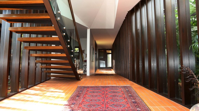The home in Westmere where a man was allegedly stabbed with a broken champagne flute. Photo / Supplied