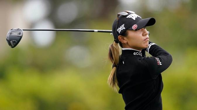 Lydia Ko in action at the LA Open. (Photo / AP)