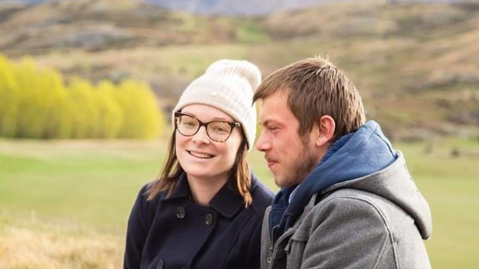 Gemma Malins and her husband Brandon. Malins was misdiagnosed when she had an aggressive melanoma and now needs more treatment costing tens of thousands of dollars. Photo / Supplied