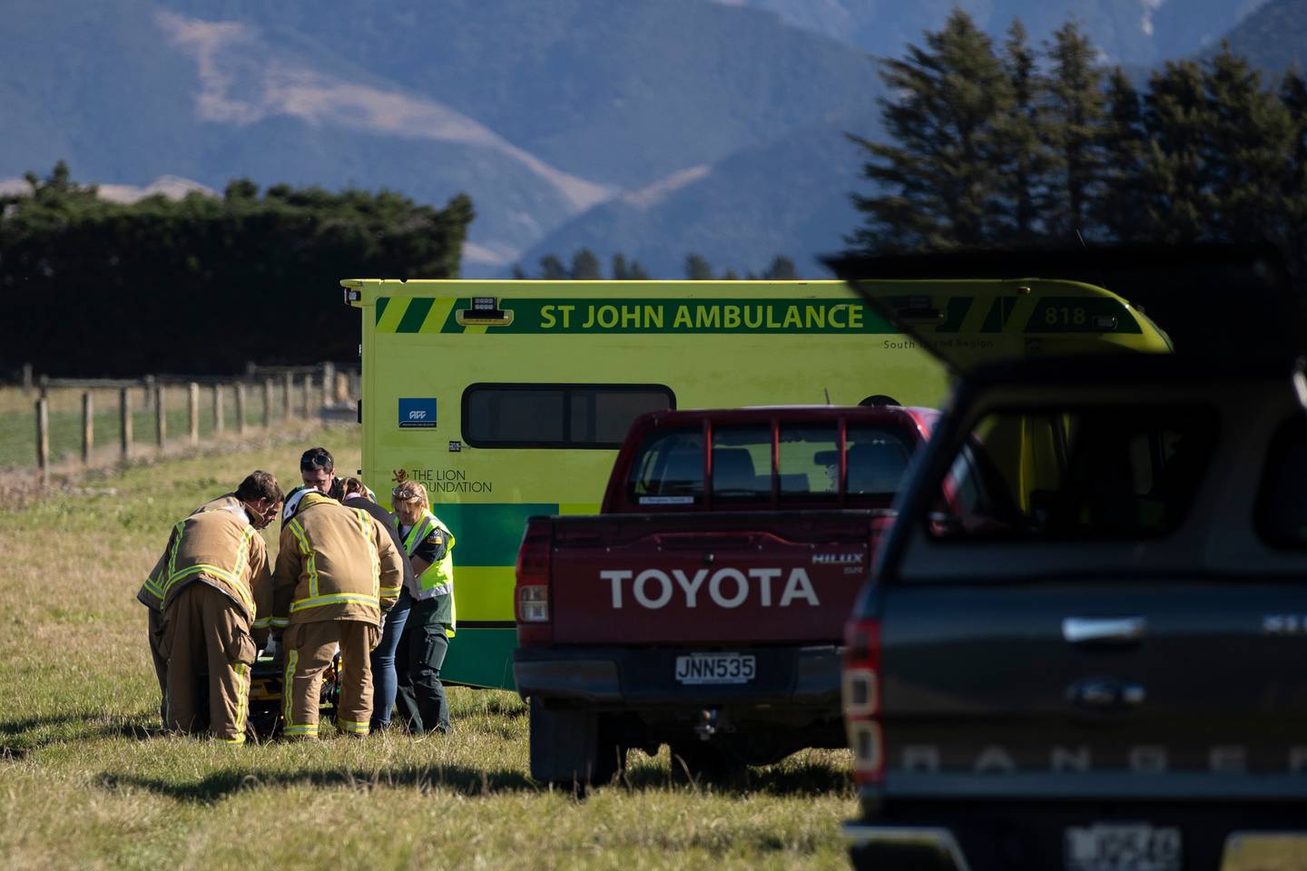 Two men have had a lucky escape after their plane crashed in Glentui on Wednesday morning. (Photo / George Heard)