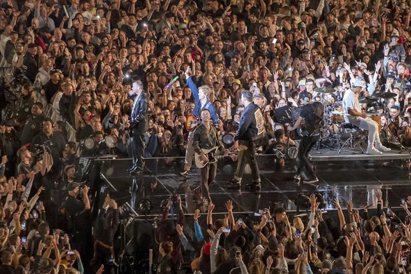 Six60 had a sold out Eden Park concert - does that suggest we don't need a special month for music? (Photo / AP)