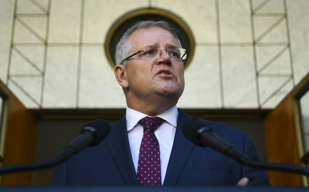 Australian PM Scott Morrison. (Photo / AAP)