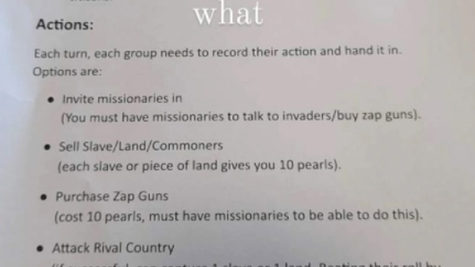 Some of the activities in the game. Photo / Screenshot
