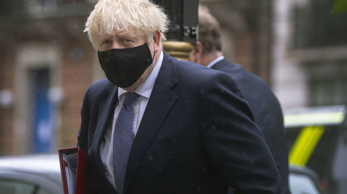 UK PM Boris Johnson. (Photo / AP)