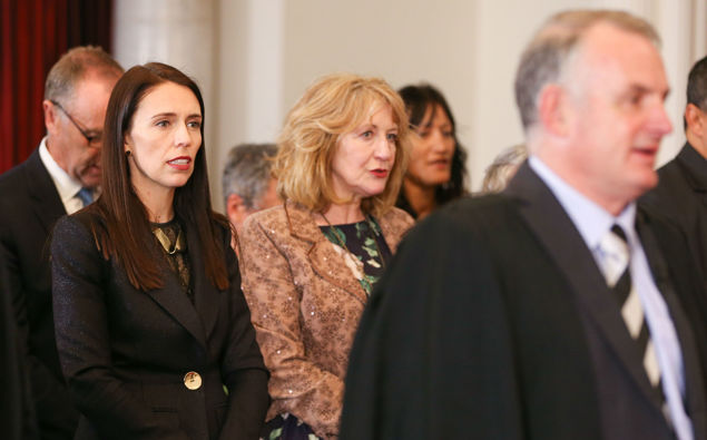 Prime Minister Jacinda Ardern and Trevor Mallard. (Photo / Getty)