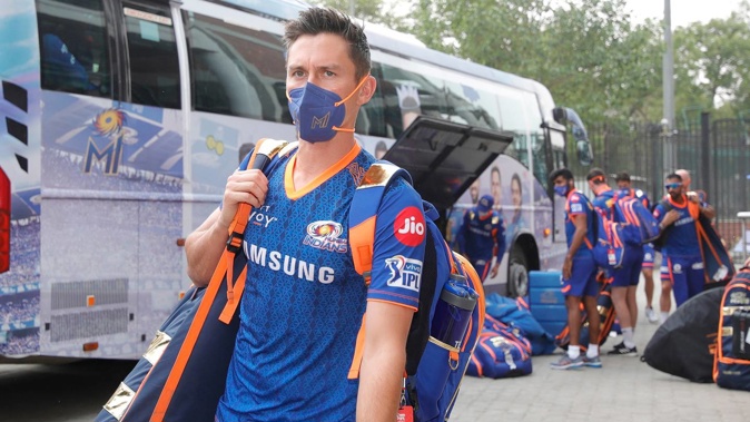 Mumbai Indians' Trent Boult. (Photo / Photosport)