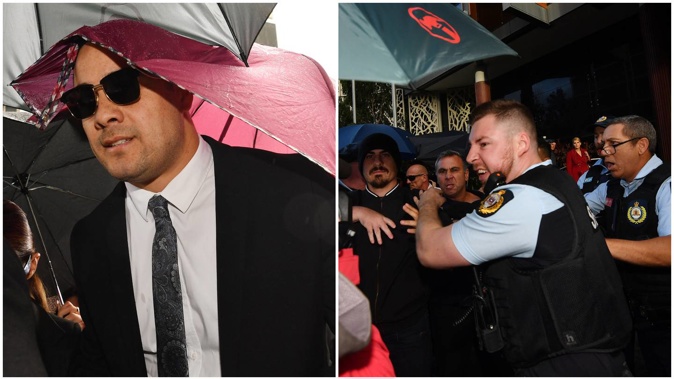 Jarryd Hayne launches appeal as reports emerge of violent scenes following jail sentence. Photos / Getty