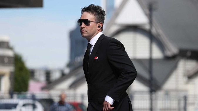 Joseph Douglas McGirr outside of the Christchurch District Court on Friday. (Photo / George Heard)
