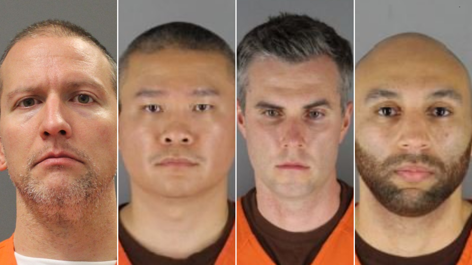 Chauvin, Thao, Kueng and the fourth officer, Thomas Lane, all face a charge for failing to give Floyd medical aid. (Photo / CNN)