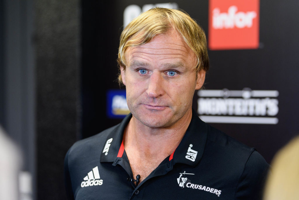 Crusaders coach Scott Robertson. (Photo / Getty)