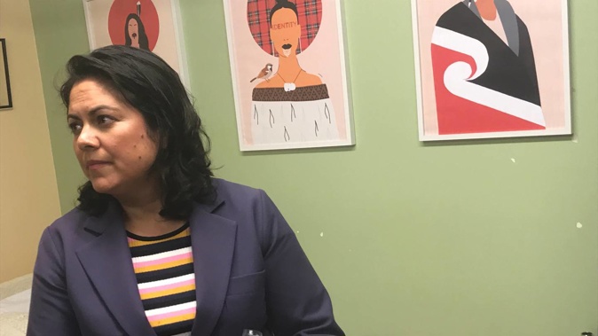 Associate Health Minister Ayesha Verrall, pictured this morning in a woman's health clinic, says a new smear test is a simple and quick swab that women can choose to do themselves. Photo / Jason Walls